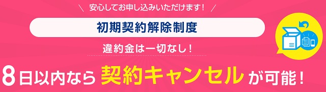 ギガwifiクーリングオフ